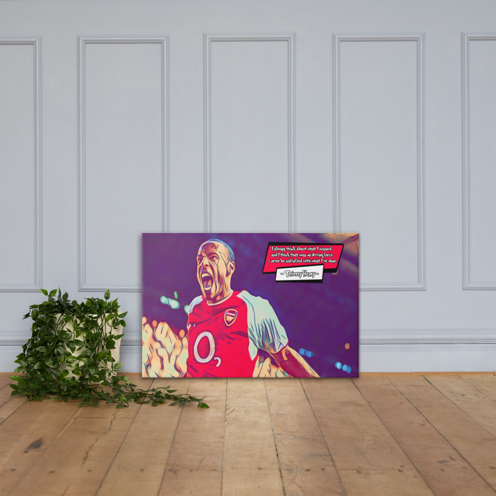 [THIERRY HENRY]– Comic Icons Art (Available in 3 formats and 3 different sizes)
