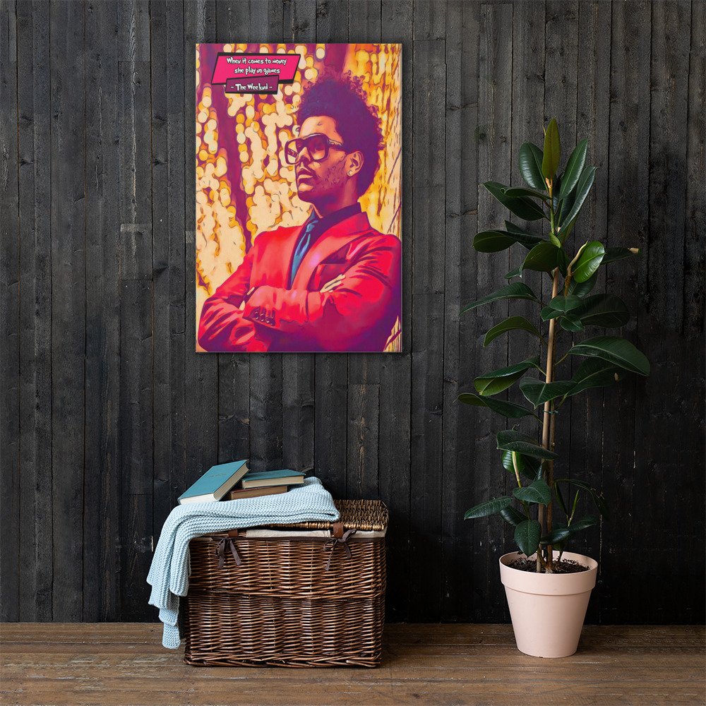[THE WEEKND]– Comic Icons Art (Available in 3 formats and 3 different sizes)