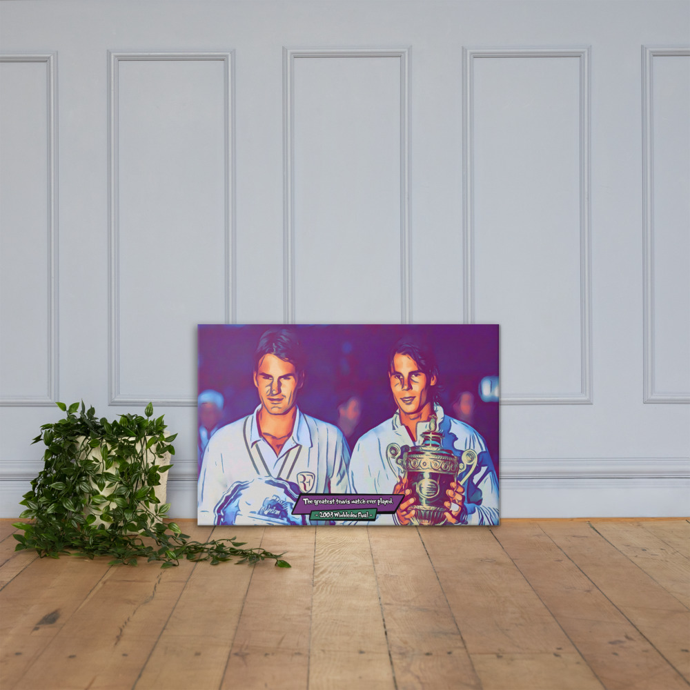 [FEDERER AND NADAL]– Comic Icons Art (Available in 3 formats and 3 different sizes)