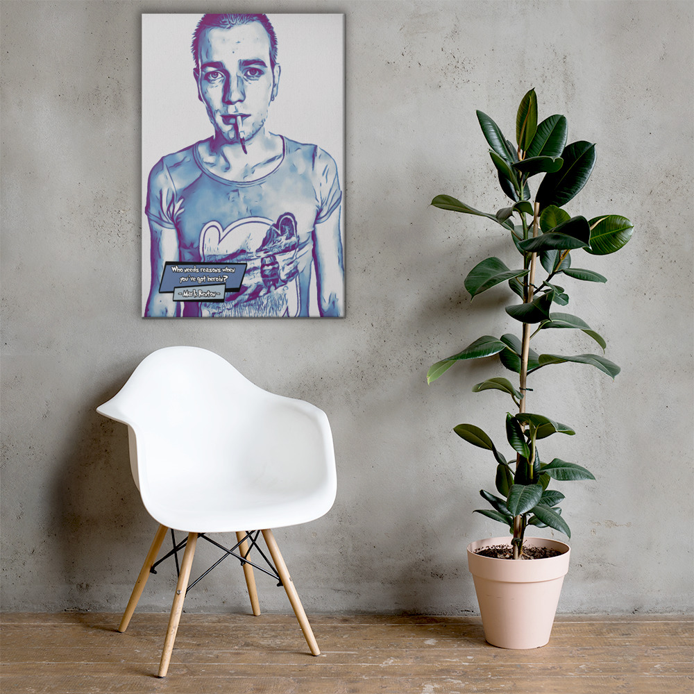 [MARK RENTON - TRAINSPOTTING]– Comic Icons Art (Available in 3 formats and 3 different sizes)