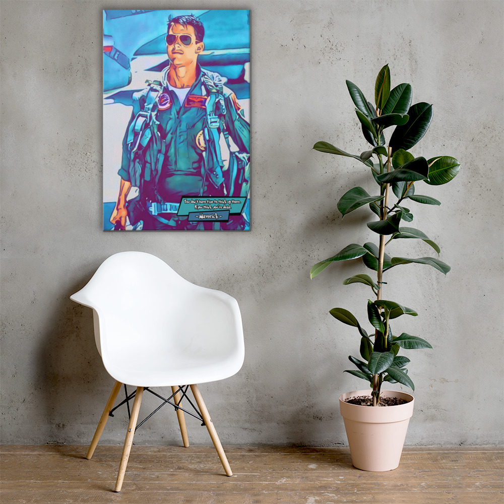 [MAVERICK - TOP GUN]– Comic Icons Art (Available in 3 formats and 3 different sizes)