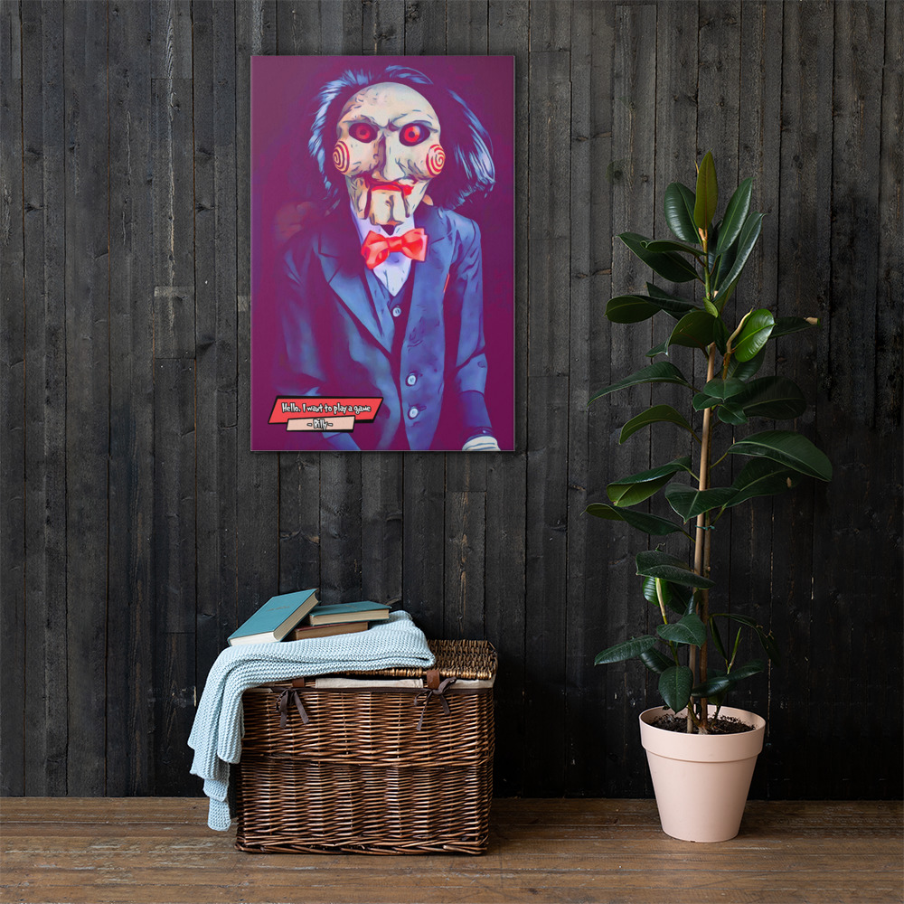 [BILLY - SAW]– Comic Icons Art (Available in 3 formats and 3 different sizes)