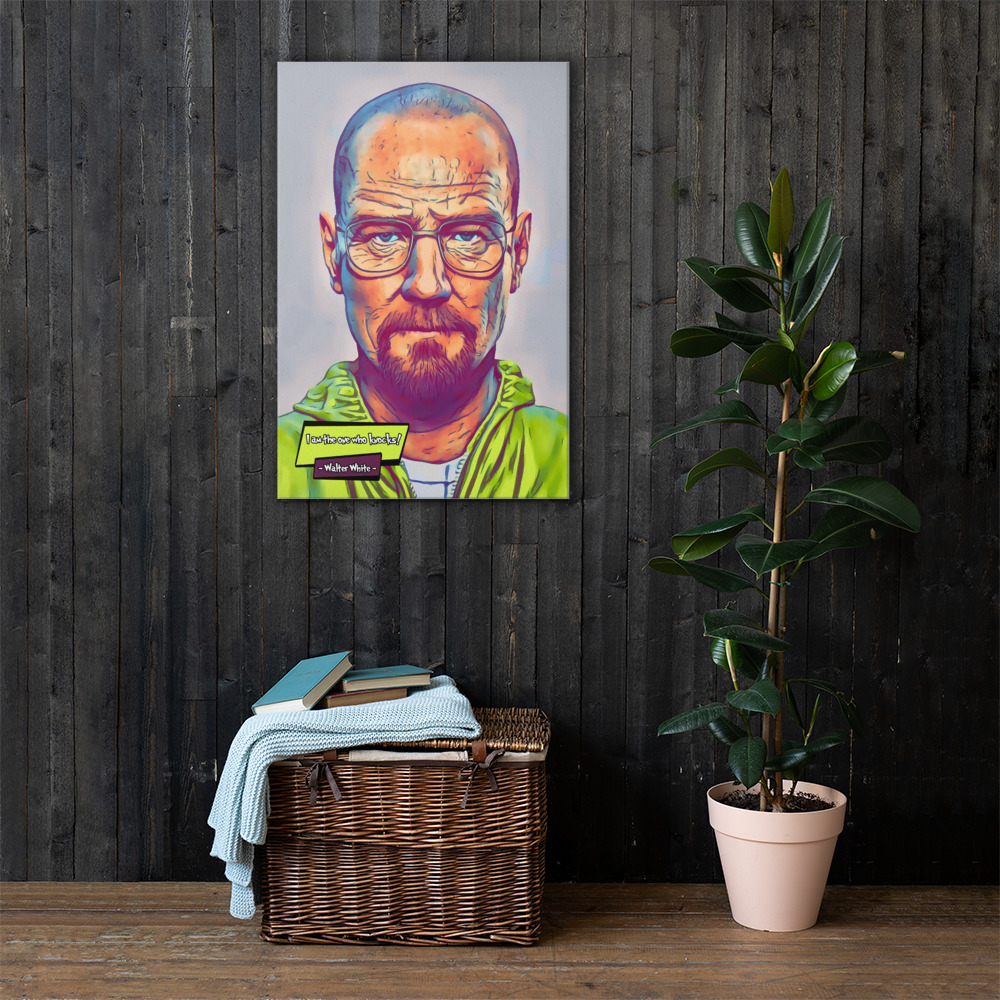 [WALTER WHITE - BREAKING BAD]– Comic Icons Art (Available in 3 formats and 3 different sizes)