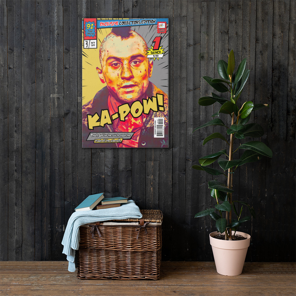[TRAVIS BICKLE - TAXI DRIVER] – Comic Book Cover Art (Available in 3 formats and 3 different sizes)