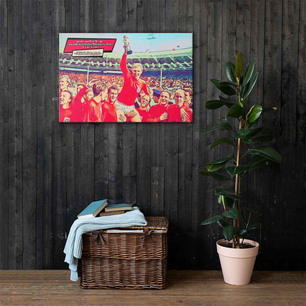 [ENGLAND WORLD CUP 1966]– Comic Icons Art (Available in 3 formats and 3 different sizes)