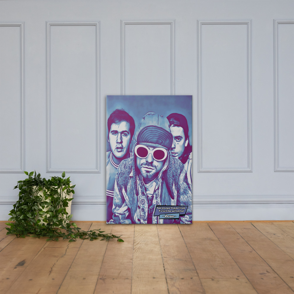 [NIRVANA]– Comic Icons Art (Available in 3 formats and 3 different sizes)