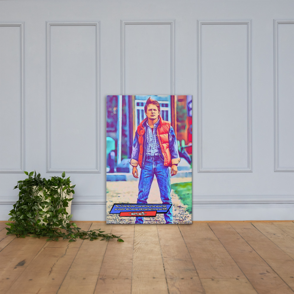 [MARTY MCFLY]– Comic Icons Art (Available in 3 formats and 3 different sizes)