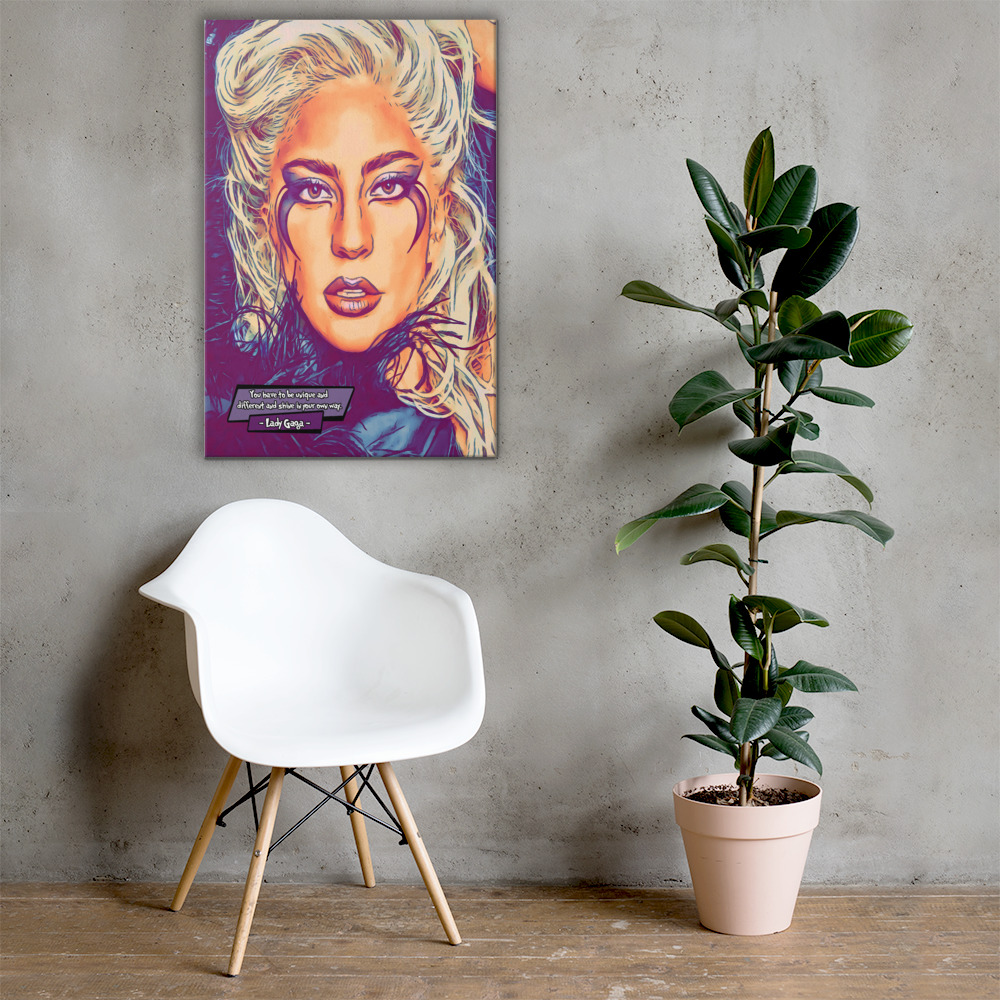 [LADY GAGA]– Comic Icons Art (Available in 3 formats and 3 different sizes)