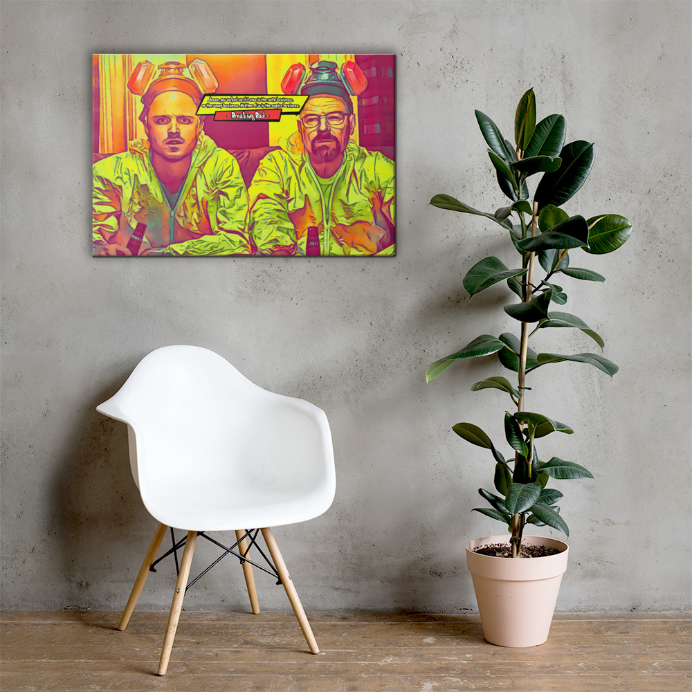 [BREAKING BAD]– Comic Icons Art (Available in 3 formats and 3 different sizes)