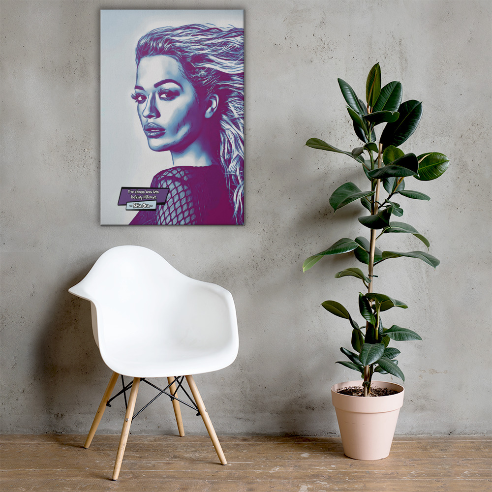 [RITA ORA]– Comic Icons Art (Available in 3 formats and 3 different sizes)
