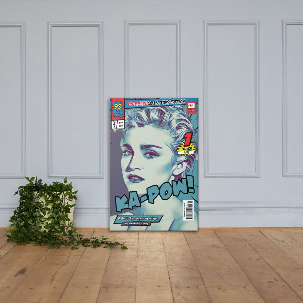 [MADONNA] – Comic Book Cover Art (Available in 3 formats and 3 different sizes)
