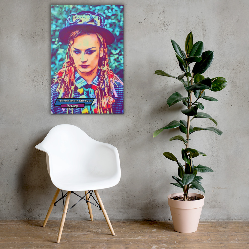 [BOY GEORGE]– Comic Icons Art (Available in 3 formats and 3 different sizes)