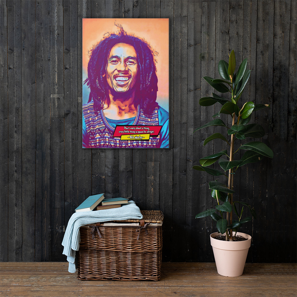 [BOB MARLEY]– Comic Icons Art (Available in 3 formats and 3 different sizes)