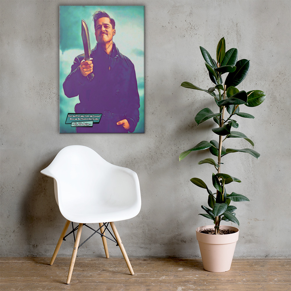 [LT. ALDO RAINE - INGLORIOUS BASTERDS]– Comic Icons Art (Available in 3 formats and 3 different sizes)