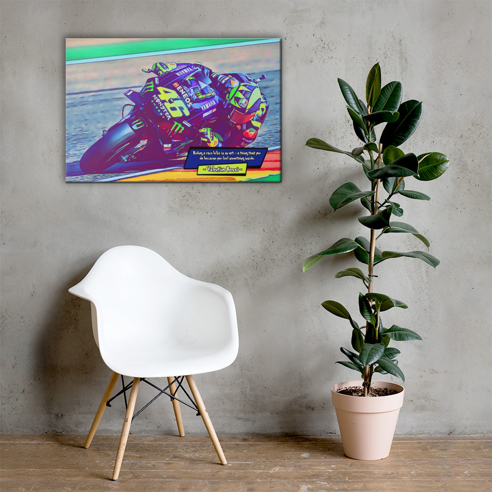 [VALENTINO ROSSI]– Comic Icons Art (Available in 3 formats and 3 different sizes)