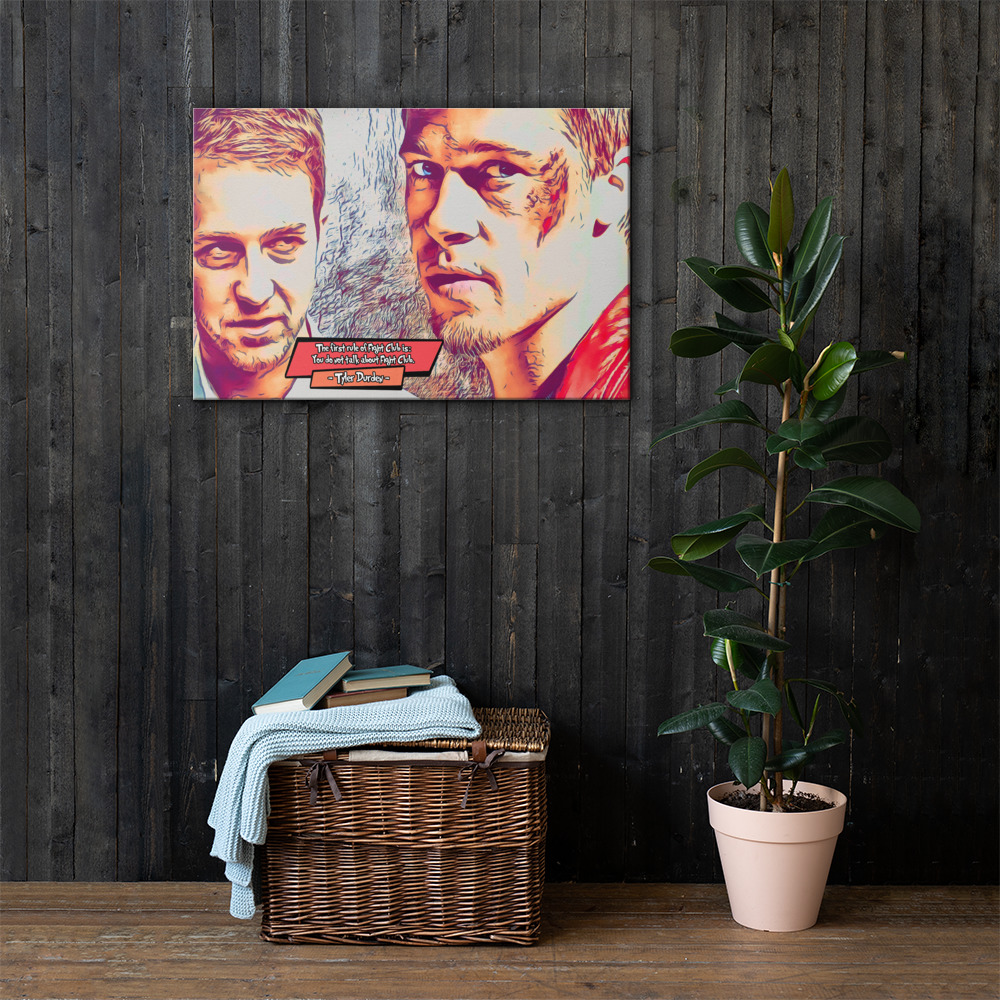 [FIGHT CLUB]– Comic Icons Art (Available in 3 formats and 3 different sizes)