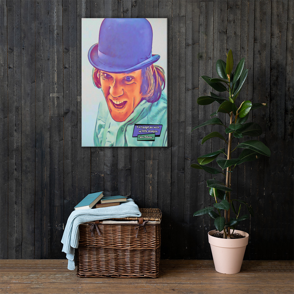 [ALEX DE LARGE - A CLOCKWORK ORANGE] – Comic Icons Art (Available in 3 formats and 3 different sizes)