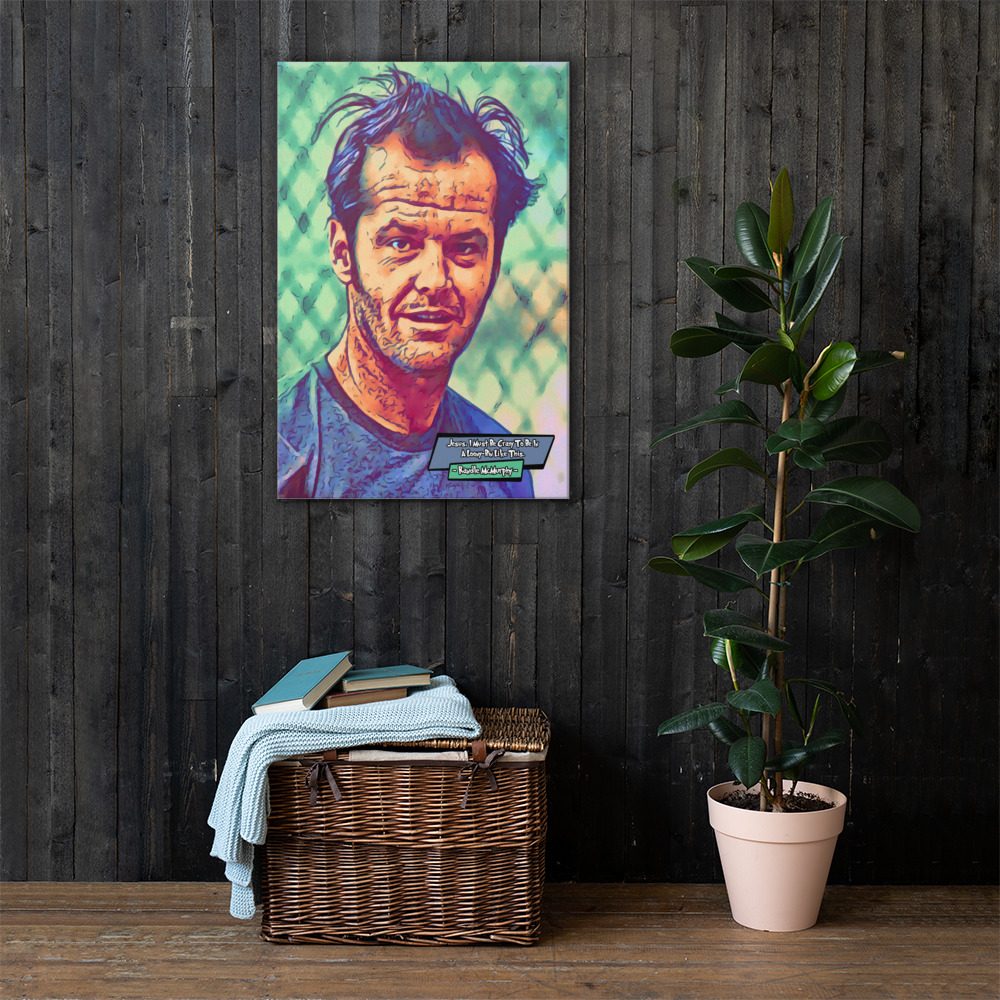 [RANDLE MCMURPHY - ONE FLEW OVER THE CUCKOOS NEST]– Comic Icons Art (Available in 3 formats and 3 different sizes)