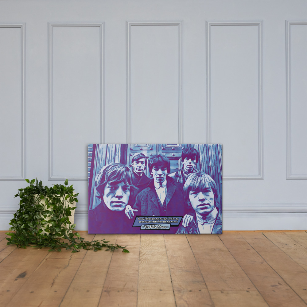 [THE ROLLING STONES]– Comic Icons Art (Available in 3 formats and 3 different sizes)