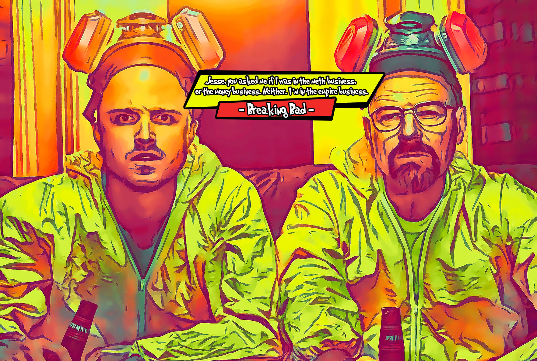 [BREAKING BAD]– Comic Icons Art (Available in 3 formats and 3 different sizes)
