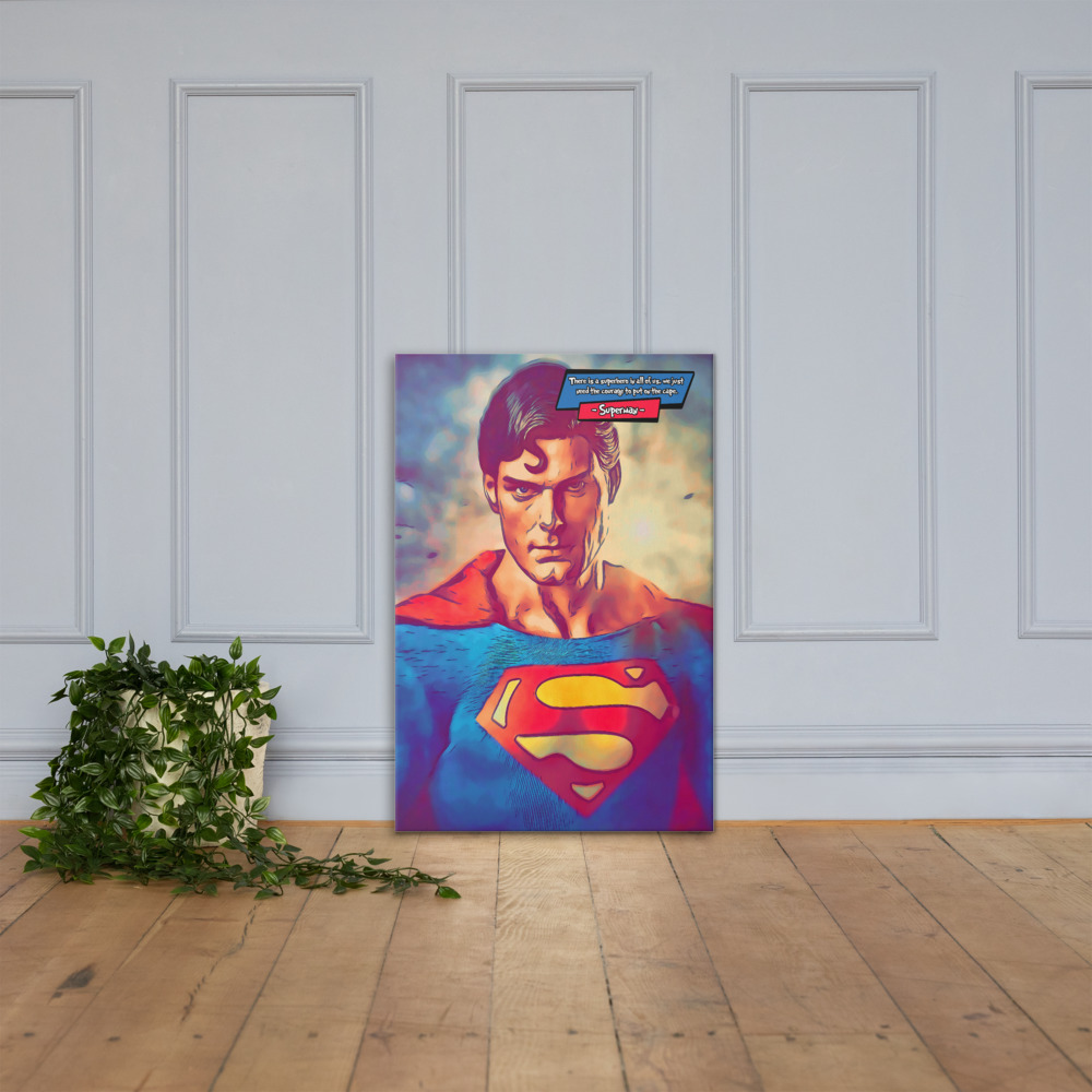 [SUPERMAN]– Comic Icons Art (Available in 3 formats and 3 different sizes)