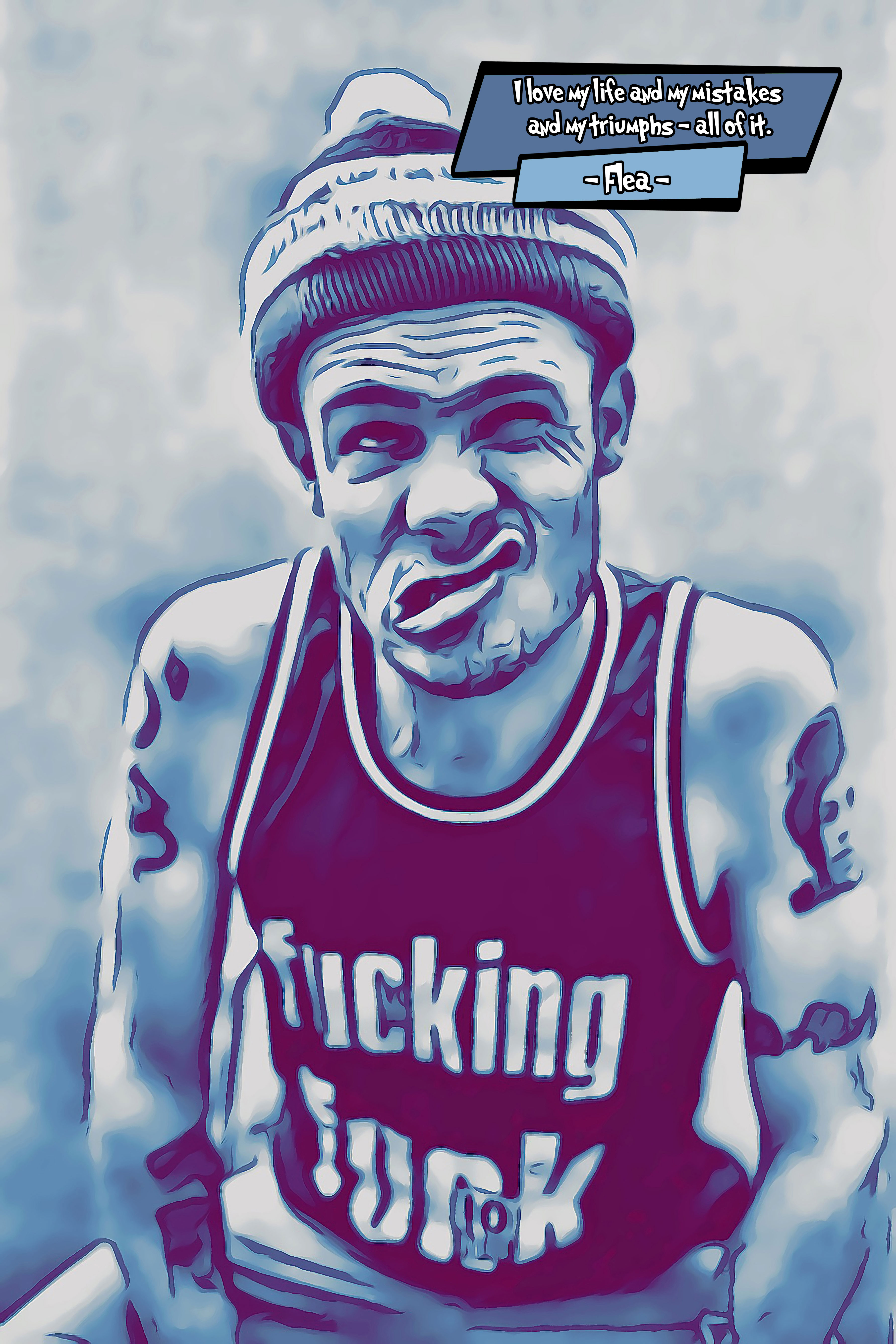 [FLEA]– Comic Icons Art (Available in 3 formats and 3 different sizes)