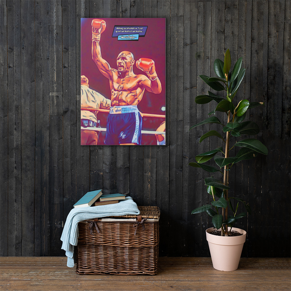[MARVIN HAGLER]– Comic Icons Art (Available in 3 formats and 3 different sizes)