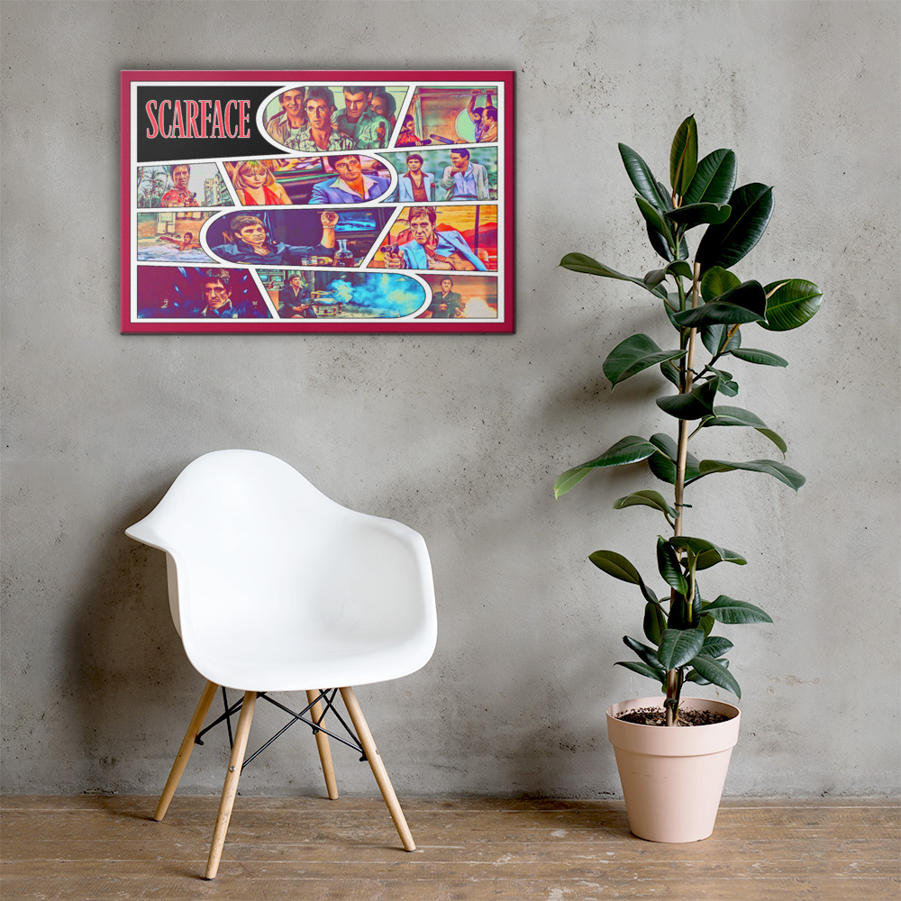 [SCARFACE] – Comic Strip Art (Available in 3 formats and 3 different sizes)