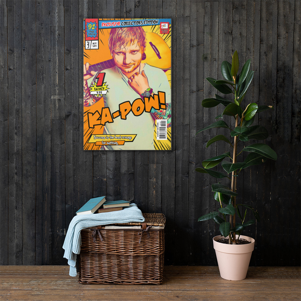 [ED SHEERAN] – Comic Book Cover Art (Available in 3 formats and 3 different sizes)