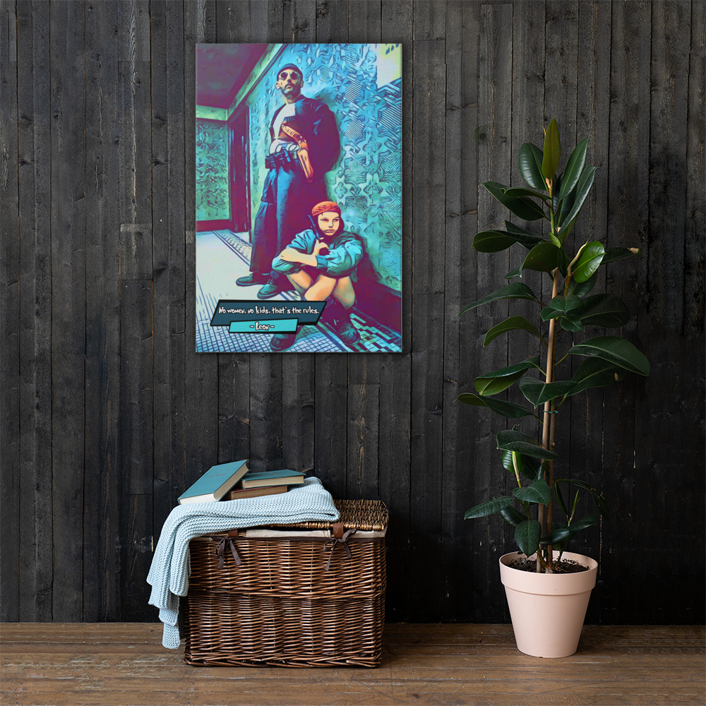 [LEON]– Comic Icons Art (Available in 3 formats and 3 different sizes)