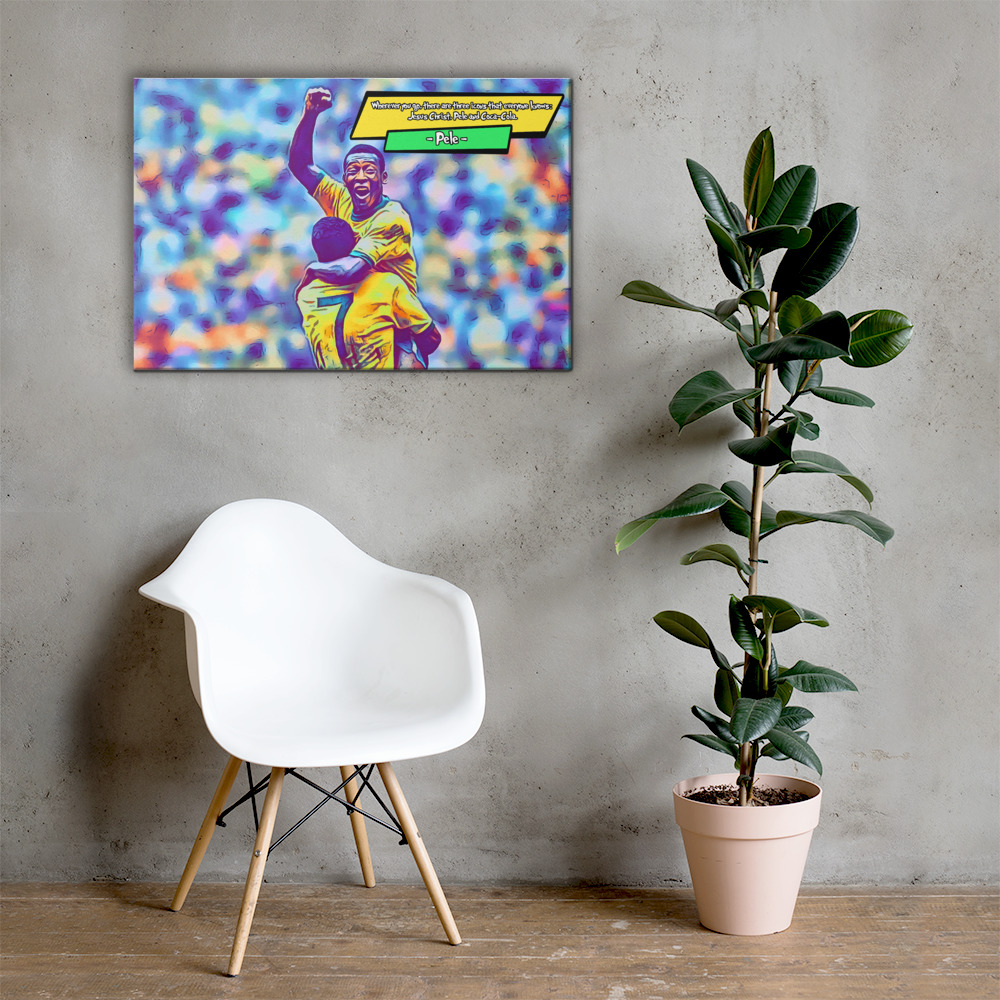 [PELE - MEXICO 1970]– Comic Icons Art (Available in 3 formats and 3 different sizes)