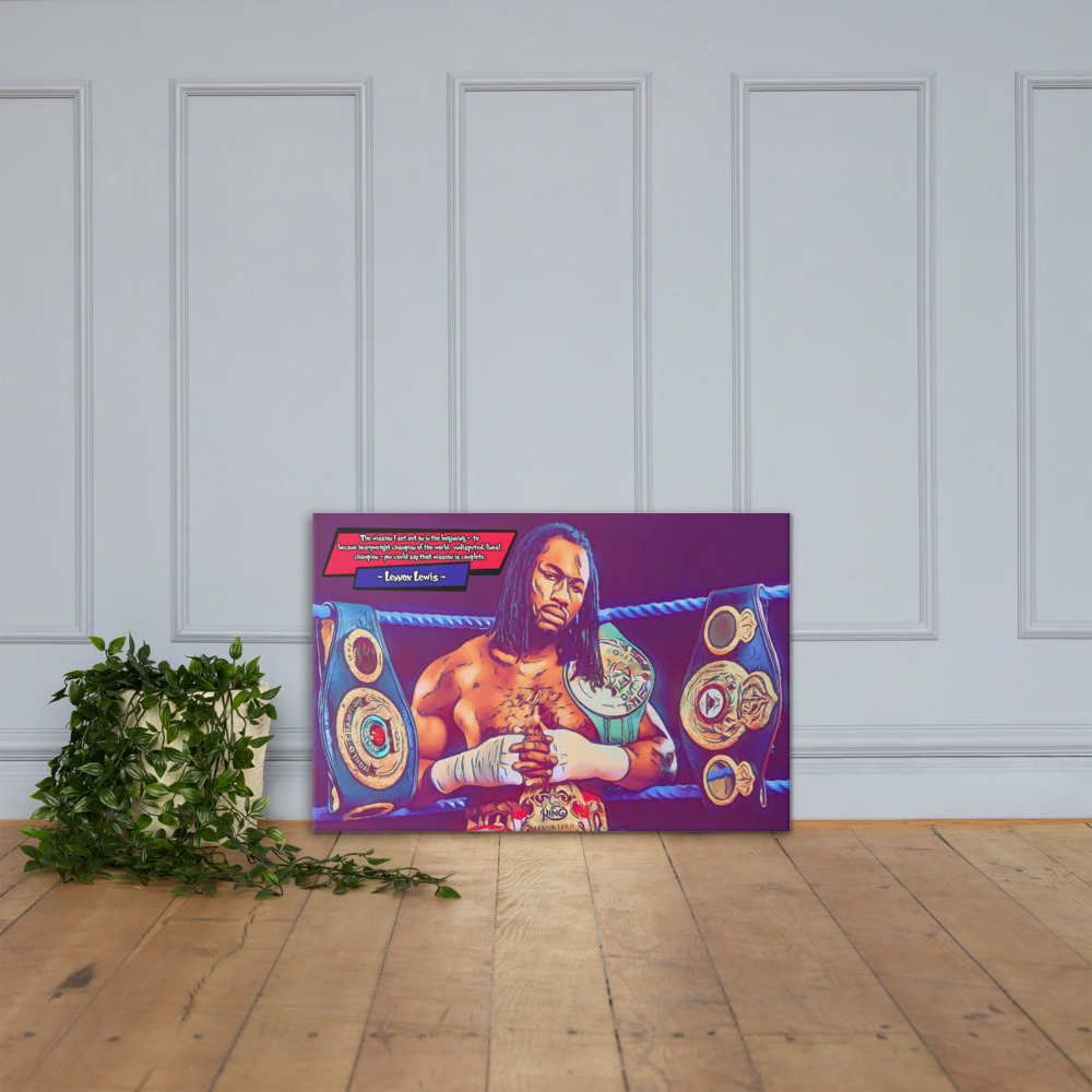 [LENNOX LEWIS]– Comic Icons Art (Available in 3 formats and 3 different sizes)