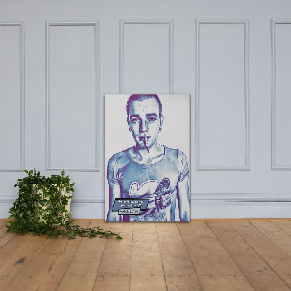 [MARK RENTON - TRAINSPOTTING]– Comic Icons Art (Available in 3 formats and 3 different sizes)