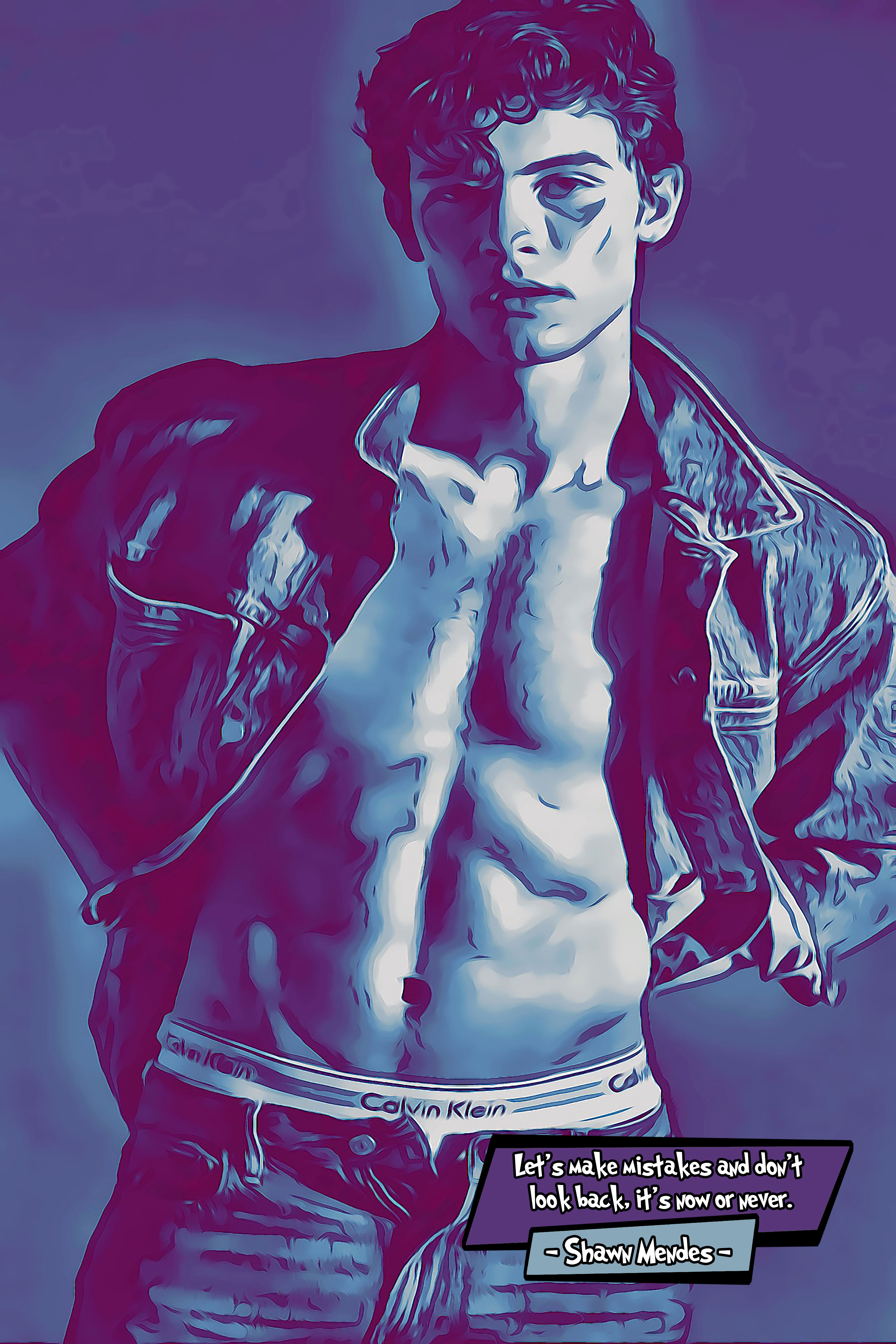 [SHAWN MENDES]– Comic Icons Art (Available in 3 formats and 3 different sizes)