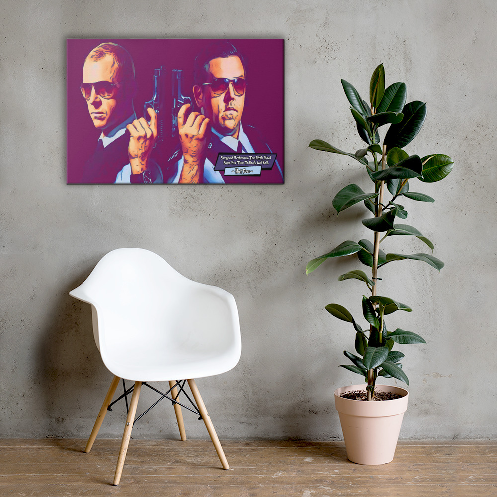 [HOT FUZZ]– Comic Icons Art (Available in 3 formats and 3 different sizes)
