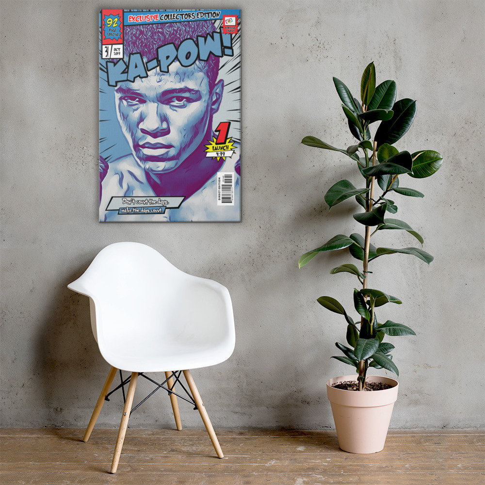 [MUHAMMAD ALI] – Comic Book Cover Art (Available in 3 formats and 3 different sizes)