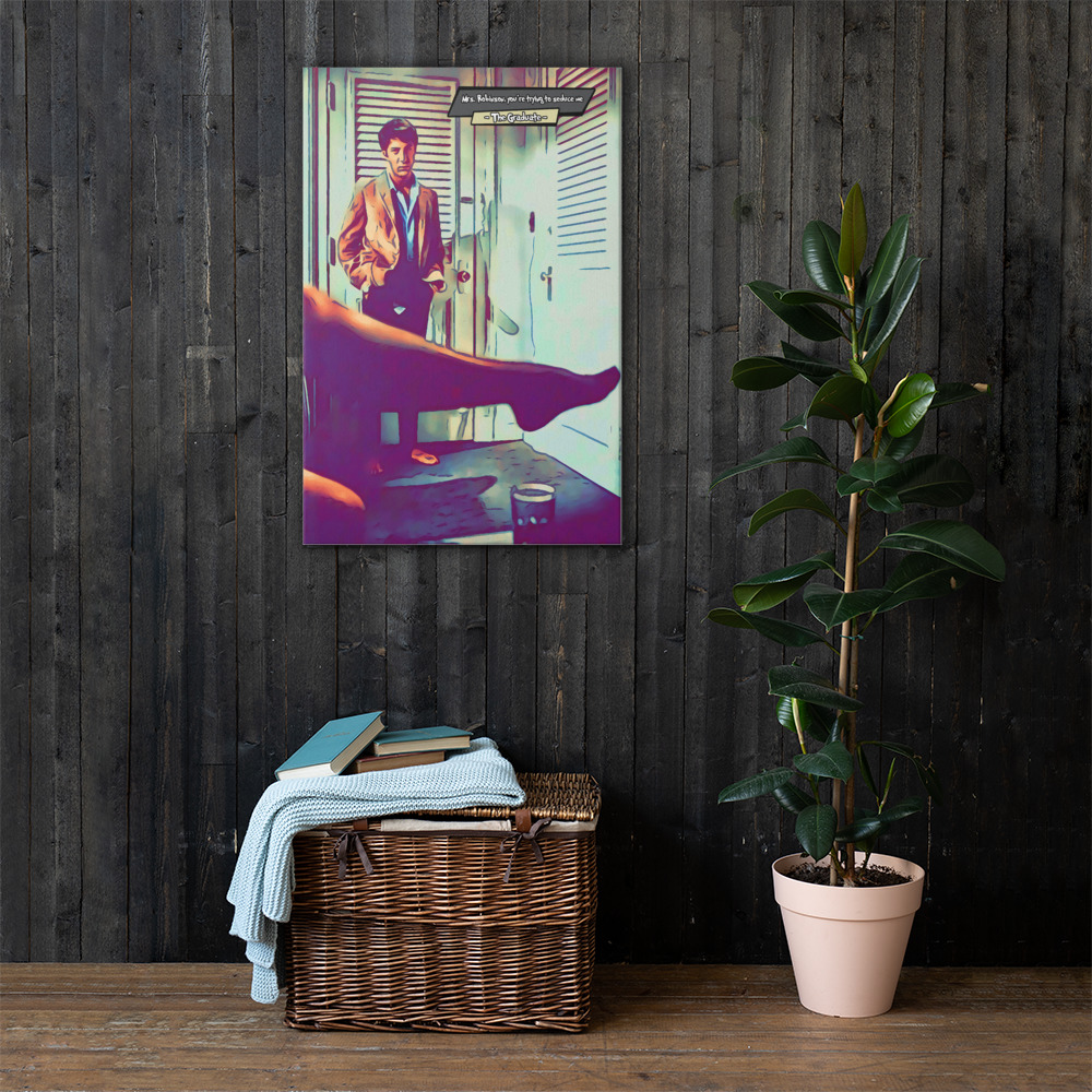 [THE GRADUATE]– Comic Icons Art (Available in 3 formats and 3 different sizes)