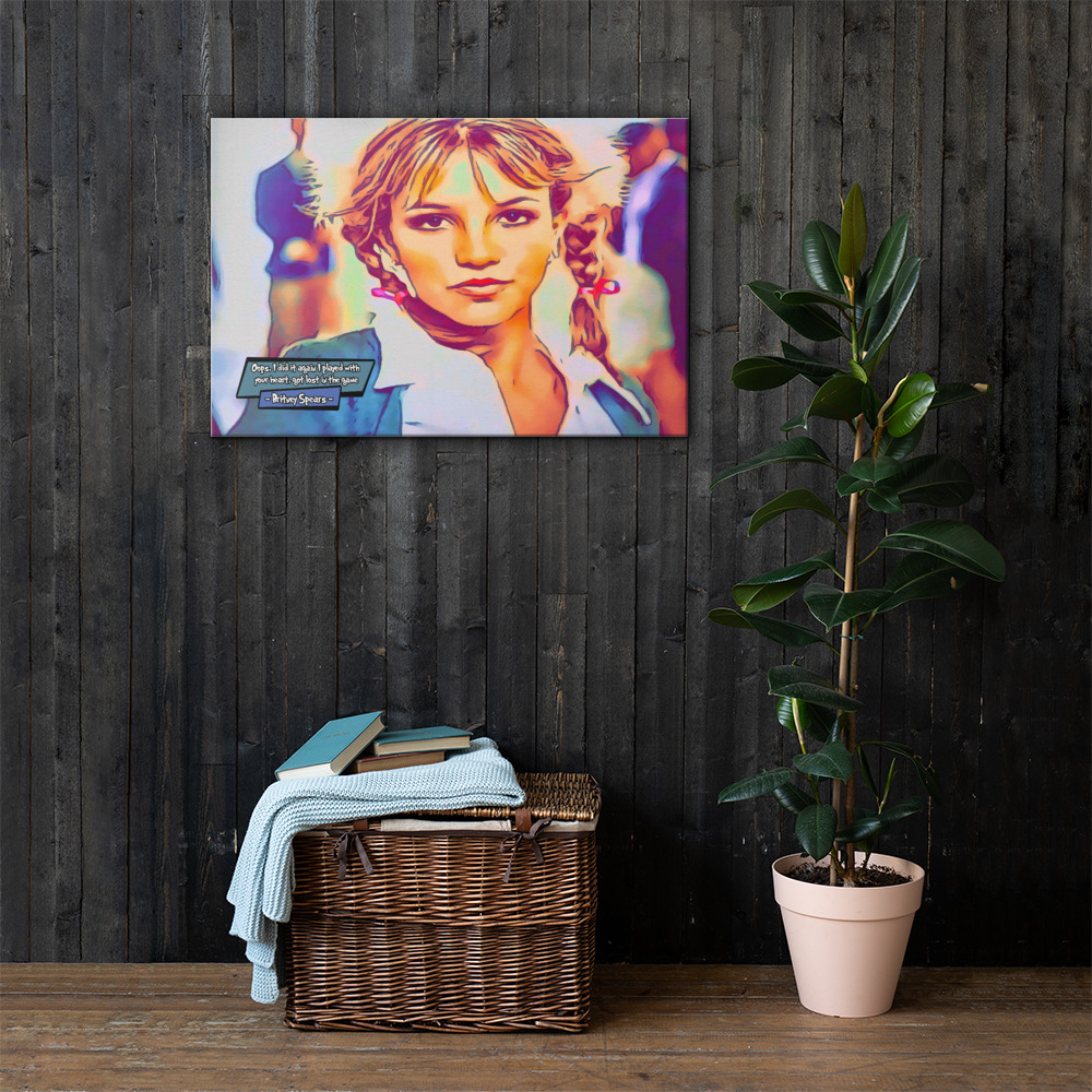 [BRITNEY SPEARS]– Comic Icons Art (Available in 3 formats and 3 different sizes)