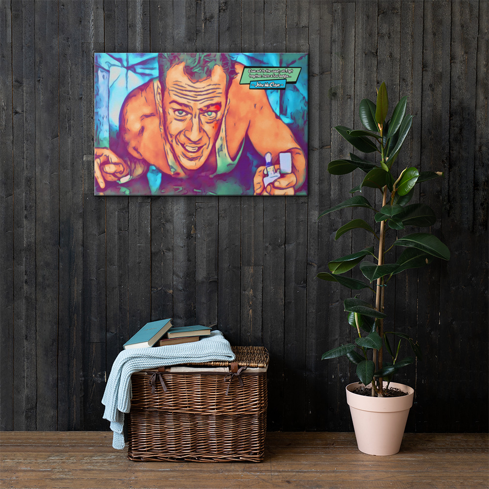 [JOHN MCCLANE - DIE HARD]– Comic Icons Art (Available in 3 formats and 3 different sizes)