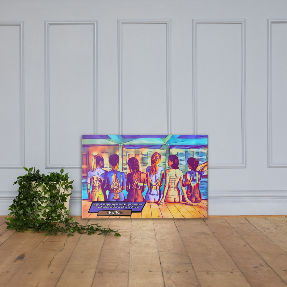 [PINK FLOYD - THE ALBUM COVERS]– Comic Icons Art (Available in 3 formats and 3 different sizes)