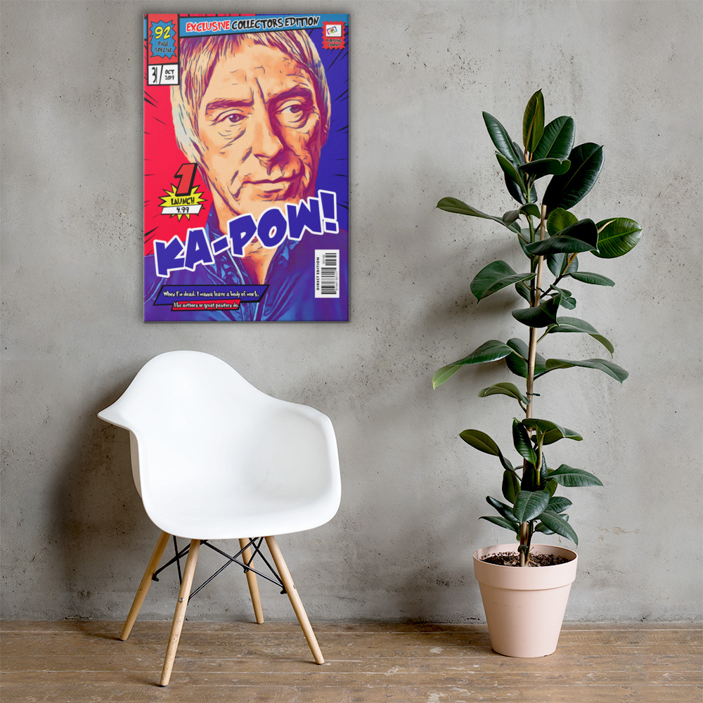 [PAUL WELLER] – Comic Book Cover Art (Available in 3 formats and 3 different sizes)