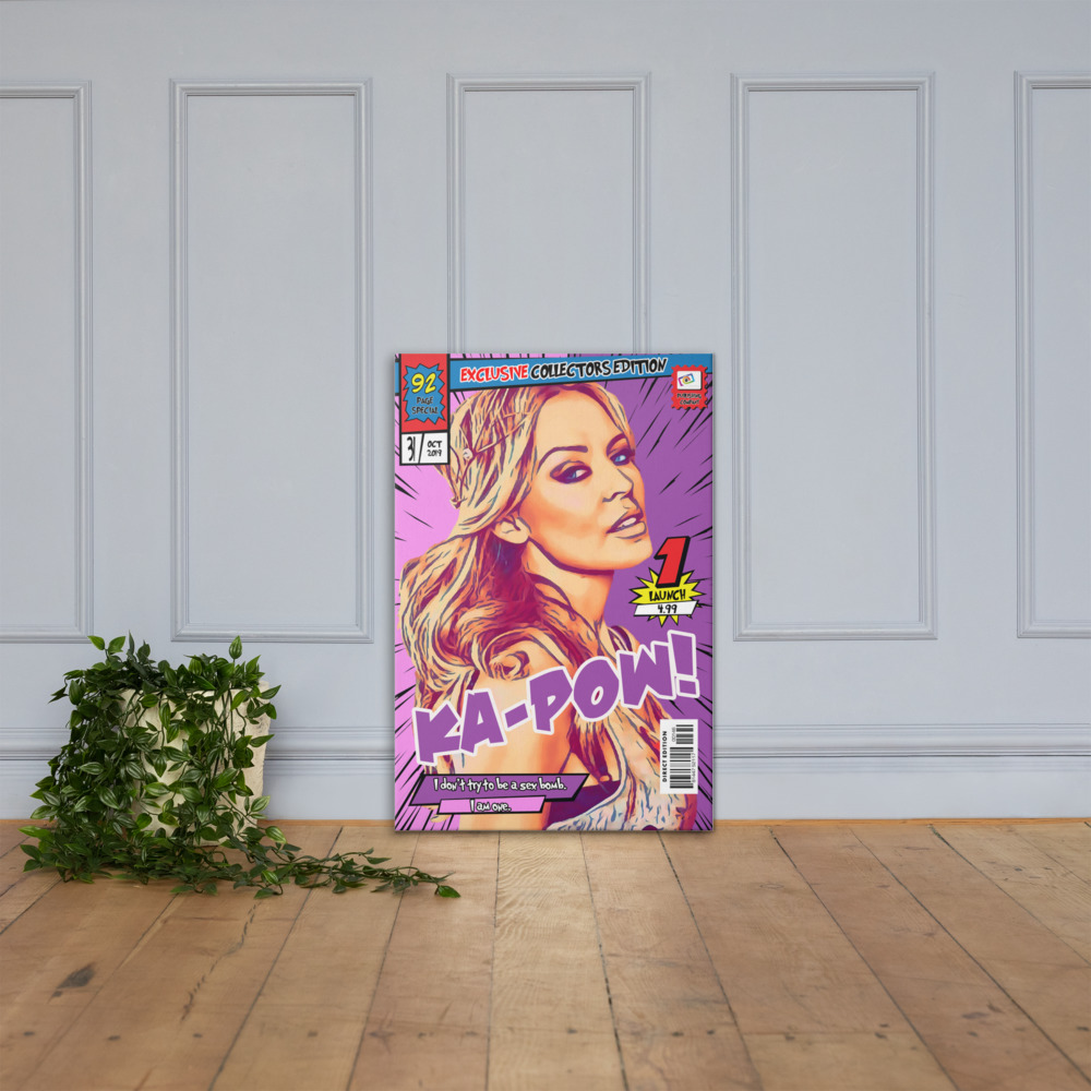 [KYLIE] – Comic Book Cover Art (Available in 3 formats and 3 different sizes)