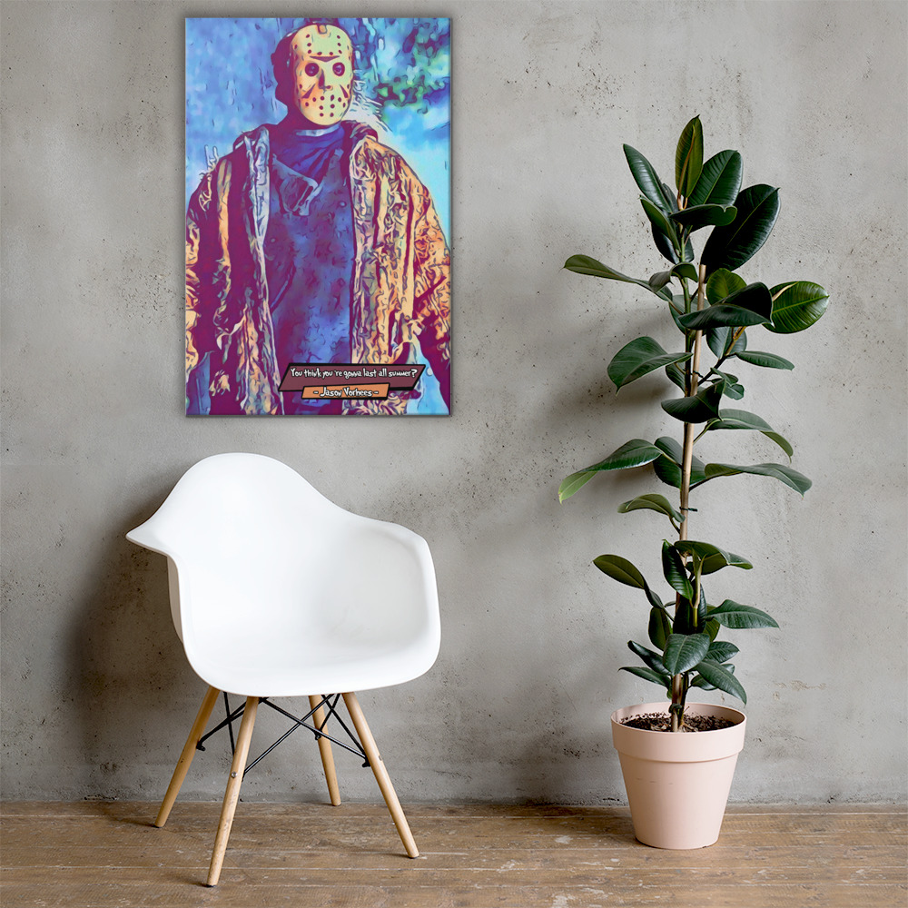 [JASON VORHEES]– Comic Icons Art (Available in 3 formats and 3 different sizes)