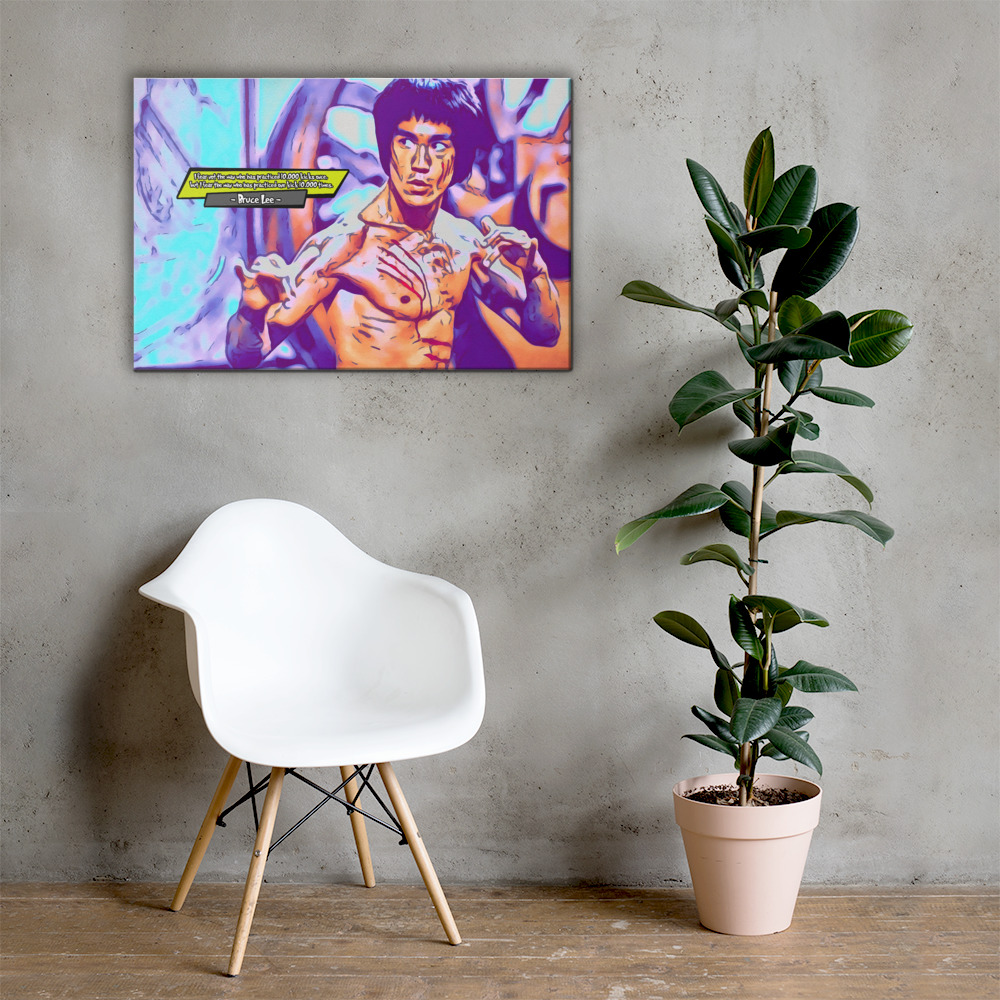 [BRUCE LEE]– Comic Icons Art (Available in 3 formats and 3 different sizes)