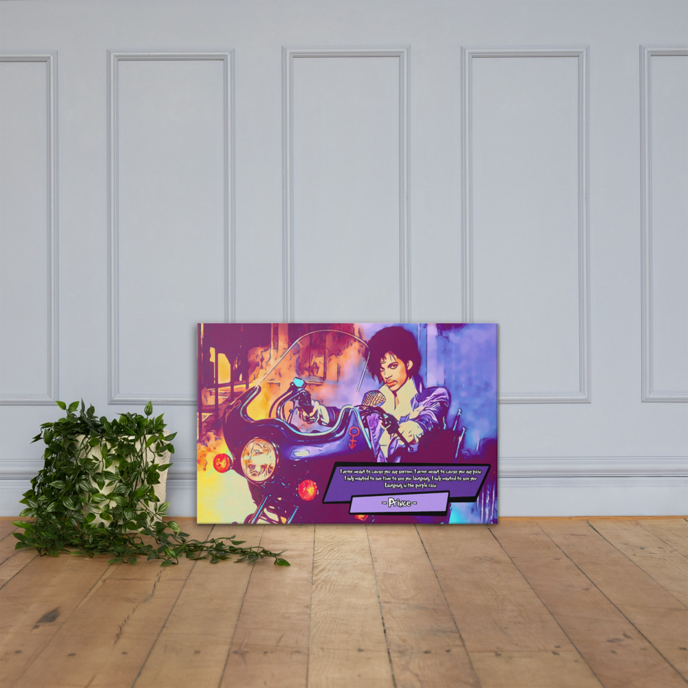 [PRINCE - PURPLE RAIN]– Comic Icons Art (Available in 3 formats and 3 different sizes)