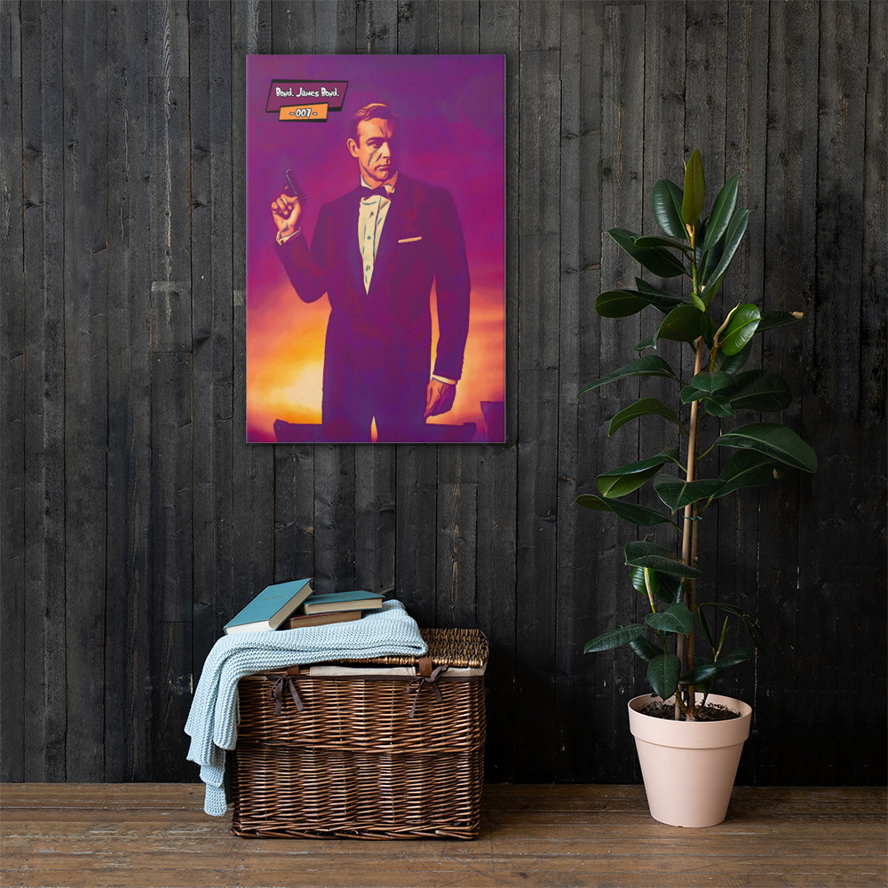 [SEAN CONNERY - 007] – Comic Icons Art (Available in 3 formats and 3 different sizes)