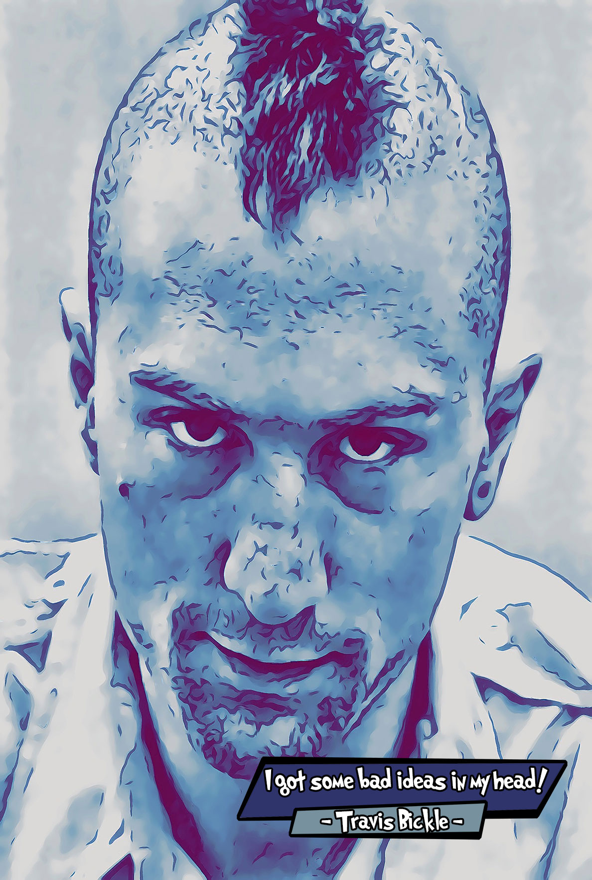 [TRAVIS BICKLE - TAXI DRIVER]– Comic Icons Art (Available in 3 formats and 3 different sizes)