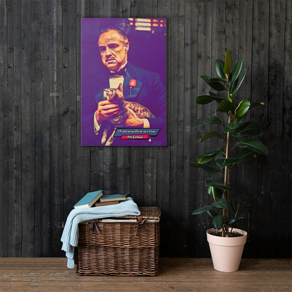 [THE GODFATHER]– Comic Icons Art (Available in 3 formats and 3 different sizes)