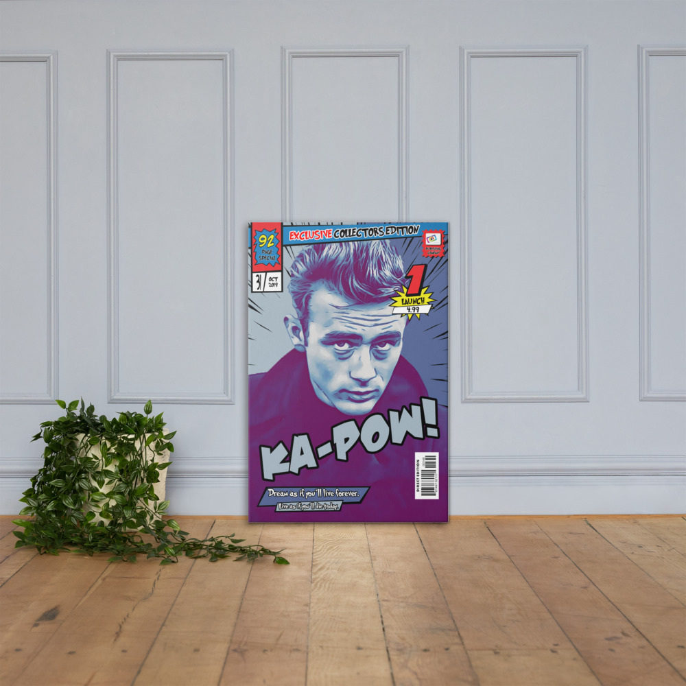 [JAMES DEAN] – Comic Book Cover Art (Available in 3 formats and 3 different sizes)