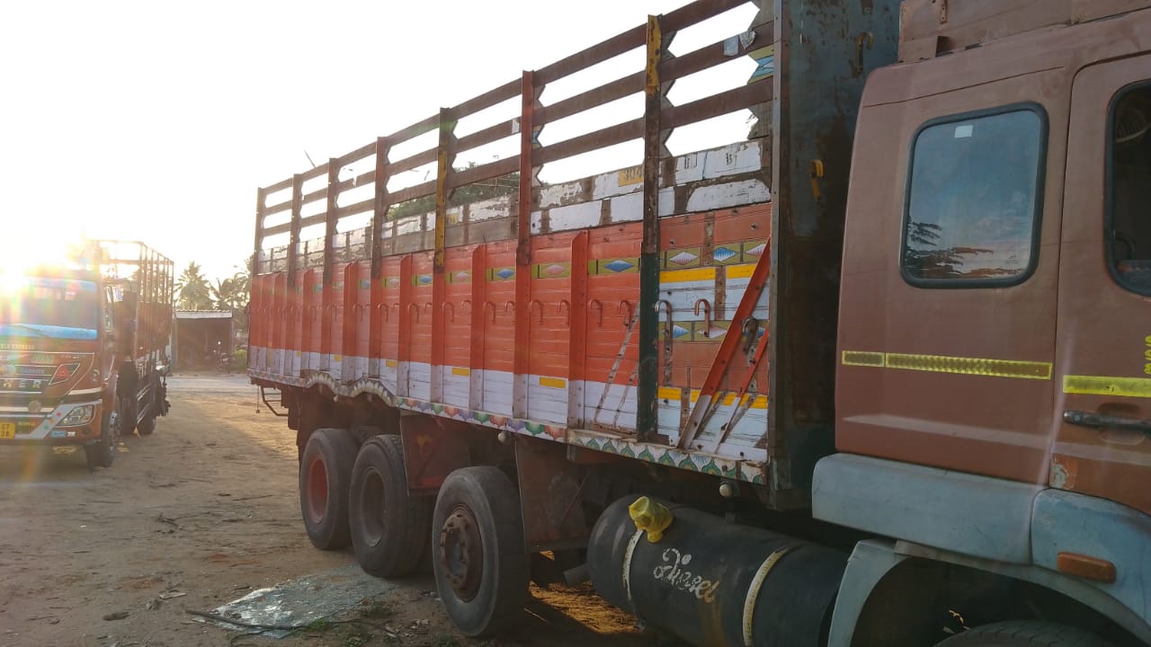 Bharat Benz 14 wheel 2018